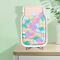 Nouveau pot de récompense pour enfants, 25 points de récompense pour l'apprentissage et l'autodiscipline, décoration en bois.