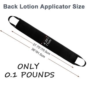 Gant applicateur de lotion long en velours personnalisé pour le corps, sans traces, pour le dos, pour la protection solaire et le bronzage, applicateur auto-bronzant pour le dos - Product Image 2