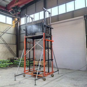 High Capacity 300kg Load Electric Powered Foldable Scaffold Portable Adjustable Steel Construction Equipment For Retail New - Product Image 3