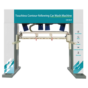 Machine de lavage de voitures industrielle automatique électrique à jet de mousse Cheerwash Toma, design cyberpunk professionnel, acier inoxydable - Product Image 6
