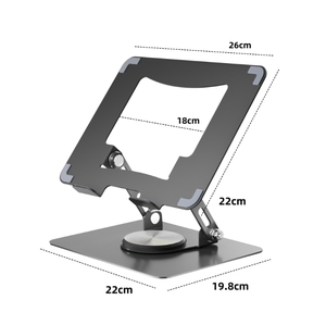 Offre Spéciale : Support de Refroidissement Ergonomique pour Ordinateur Portable en Métal, Rotatif à 360 Degrés, Réglable en Hauteur – Idéal pour Cadeaux d'Entreprise - Product Image 3
