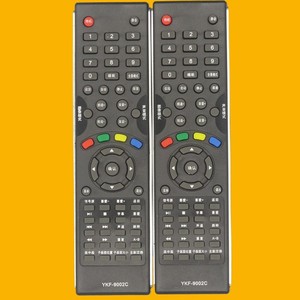 คริสตัลบีดส์ YKF-9002C รีโมทคอนโทรลสำหรับทีวีแพนด้า 18x4.8x2.5 ซม. รหัสการเรียนรู้สีดำ - Product Image 1