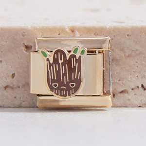 Abalorios al por mayor a granel de acero inoxidable que no se deslustran, chapados en plata de 18k, con personajes de dibujos animados, para pulseras de dijes italianos - Product Image 5