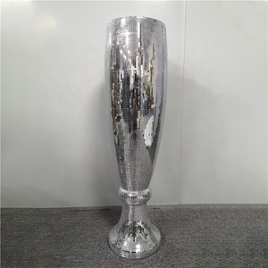 Macetas <span class=keywords><strong>Grandes</strong></span> de Fibra de Vidrio Estilo Rústico Clásico, Ecológicas y Duraderas, <span class=keywords><strong>para</strong></span> Decoración de Interiores del Hogar, Jardín y <span class=keywords><strong>Restaurantes</strong></span> - Product Image 3