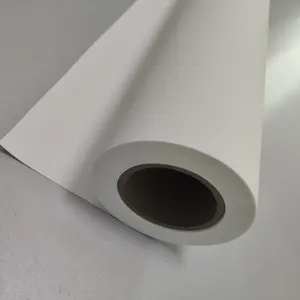 Geniş formatlı suya dayanıklı mat Polyester tuval inkjet mürekkep püskürtmeli kumaş tuval rolls mürekkep püskürtmeli baskı için boş sanat tuval
