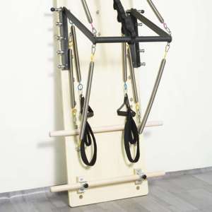 Plateforme murale de <span class=keywords><strong>Pilates</strong></span> en bois d'érable écologique avec ressort pour studio de yoga, fitness et salle de sport à domicile - Product Image 4