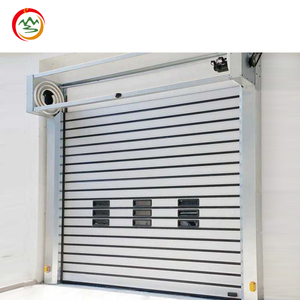 Metalen Hoge Snelheid Spiraal Rolluik Deur Snel Aluminium Geïsoleerde Garagedeuren Beveiliging Magazijn Stalen Roldeur - Product Image 3