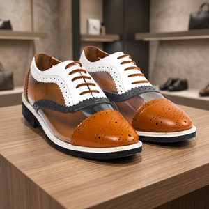 Zapatos de Vestir de Hombre de Lujo Estilo Italiano, Ligeros, Transpirables, Impermeables, con Aumento de Altura, de Cuero Sintético PU, para Primavera/Verano - Product Image 3