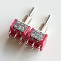 Interrupteur à bascule miniature pour guitare Donlis SW11 ON-ON-ON 3 voies pour instruments de musique, pièces et accessoires