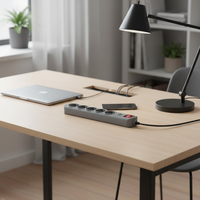 Multiprise industrielle HAOYONG de type français à 5 prises 16A avec ports USB certifiée CE ROHS pour usage résidentiel