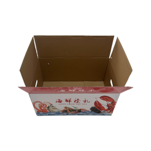 Wholesale Manufacturer Corrugated <strong>Box</strong> Printed Corrugated <strong>Box</strong> <strong>Frozen</strong> Fresh Fish and Seafood Packaging <strong>Box</strong> - Product Image 2