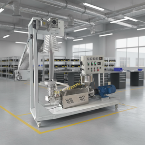 25-Typ Doppelschicht-Blasfolienproduktionslinie für PLA/PET/PP/HDPE/ABS 1-5kg/h Ausbeute PLC-gesteuerte Labor-Kleinmaschine - Product Image 1