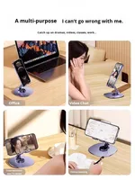 2025 nouveau modèle tout métal support Portable Rotation à 720 degrés pliable bureau paresseux support de tablette iPad Support support téléphone
