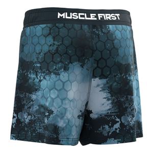 กางเกงขาสั้นออกกำลังกายยืดหยุ่นสำหรับผู้ชายและผู้หญิง ยี่ห้อ Manufacturer Sublimation Sportswear Club เหมาะสำหรับยกน้ำหนัก ฟิตเนส และกีฬาต่างๆ - Product Image 2