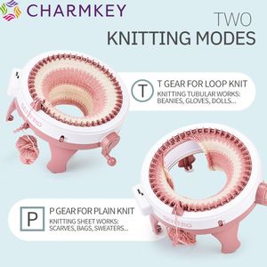 Charmkey Super Sized 48 Aiguilles DIY Machine <span class=keywords><strong>À</strong></span> Tricoter <span class=keywords><strong>À</strong></span> Manivelle <span class=keywords><strong>Laine</strong></span> Machine <span class=keywords><strong>À</strong></span> Tricoter pour La Maison - Product Image 4