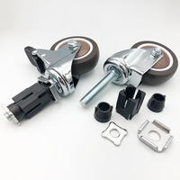 Varillas de Expansión de Acero Inoxidable para Ruedas Giratorias Silenciosas (2 pulgadas/25 pulgadas/3 pulgadas/4 pulgadas) para Carros de Comedor