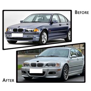 Parti Auto per BMW E46 Stile M3, Kit Paraurti Anteriore e Posteriore per <span class=keywords><strong>Berlina</strong></span> 4 Porte 1998-2004, Kit Completo per Carrozzeria - Product Image 5