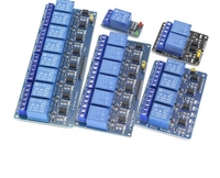 Déclenchement de bas niveau pour la carte de développement. Modules relais 1/2/4/8/16 canaux 5V/12V/24V avec isolation optocoupleur.