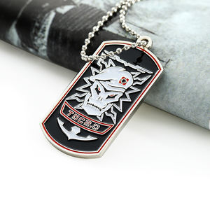 Collier en émail doux et personnalisé pour <span class=keywords><strong>hommes</strong></span>, étiquette de chien, avec chaîne, amusant, offre spéciale - Product Image 3