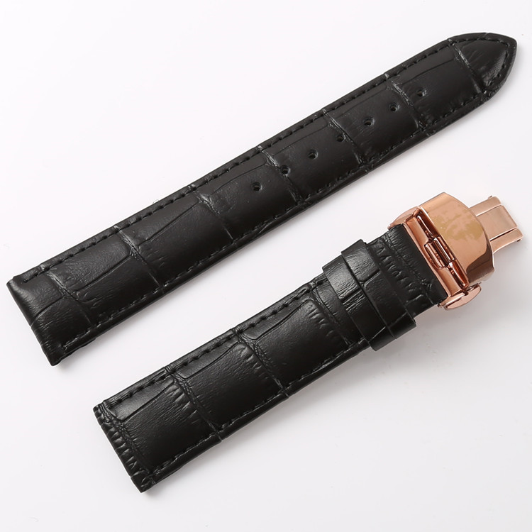 Black&rose gold clasp