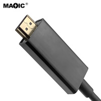 Vente en gros plaqué or 4K 60HZ UHD câble haute définition DP vers HDMI pour projecteur ordinateur portable et moniteur
