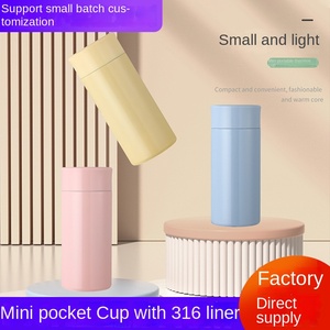 Nuevo Vaso Portátil de 200 ml, Mini Vaso de Bolsillo de Acero Inoxidable 316, Vaso Recto de Alta Calidad para Regalos Empresariales para Hombres y Mujeres - Product Image 4