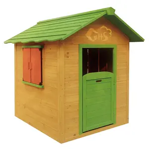 Уличный детский зеленый сад, дешевая деревянная кукла, игровой домик для детей