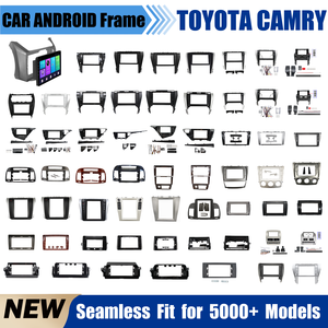 Cadre d'autoradio Android pour tous modèles de voitures, compatible avec Toyota Camry – Accessoires intérieurs, cadre de lecteur DVD de <span class=keywords><strong>voiture</strong></span>, cadre de radio de <span class=keywords><strong>voiture</strong></span> – Vente chaude - Product Image 1