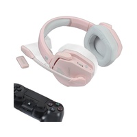 Casque de jeu sans fil Nubwo/Wolf Bowang G06 sur oreille avec annulation active du bruit V5.3, étanche IPX-5, faible latence 30 ms, USB