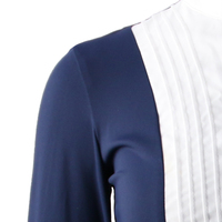 Fabricant professionnel vêtements équestres hauts à manches longues chemise de spectacle pour dame produits de course de chevaux couche de Base équine
