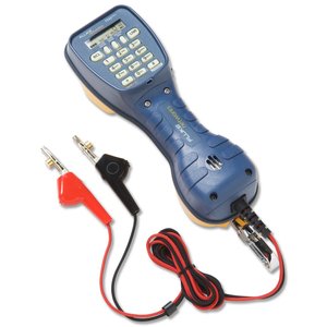 Analyseur de réseau portable Fluke Networks Ts52 Pro avec écran LCD, alimenté par batterie, et pinces de test à broche perforante - Product Image 1