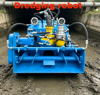 Robot de dragage télécommandé pour le nettoyage des canalisations d'égout urbaines