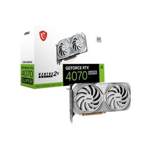 การ์ดจอเกมมิ่ง 2024 รุ่นใหม่ M-SI RTX 4070 SUPER 12G VENTUS 2X OC สีขาว พัดลมระบายความร้อนแบบเดสก์ท็อป GDDR6X - Product Image 5