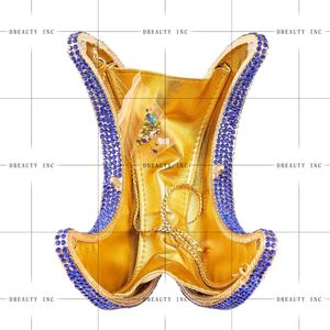 Women Elegant Moon Crystal Evening <b>Bag</b> Gorgeous Crescent Rhinestones Clutch Purse Novel Handbag for <b>Bride</b> Wedding - Product Image 6