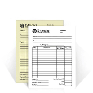 Benutzer definierte gedruckte 2-lagige US-Brief größe Carbon less Rechnungs buch Skating Bear Design Digital Paper board Durable Bill Produkt - Product Image 5