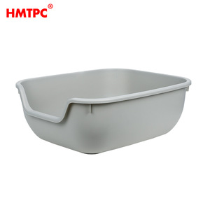 Bac à litière pour chat Hmtpc, rectangulaire, 57x46x20,5 cm, grande capacité, sans poussière, facile à nettoyer, pour chats - Product Image 4
