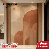 Longte Panneau mural en PVC effet marbre avec impression 8D en relief et revêtement UV, 1220*2440/2900mm