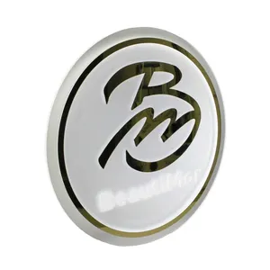 Вывеска на заказ для наружного бизнеса 3d Буквенный логотип круглой формы акриловые знаки для продажи