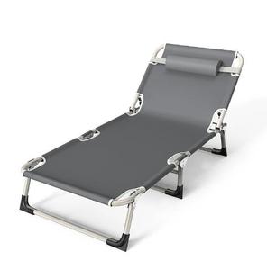 Lit <span class=keywords><strong>de</strong></span> repos pliant d'extérieur <span class=keywords><strong>de</strong></span> style moderne avec structure en acier, transat métallique portable pour la plage, le <span class=keywords><strong>jardin</strong></span>, la piscine, le parc, l'hôtel - Vente en gros - Product Image 5