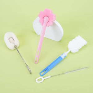 Atlas Lightweight Long Handle Eco-Friendly <b>Plastic</b> Sponge Brush Multi-Purpose Cup Straw <b>Cleaner</b> Dishwasher Safe Kitchen Cleaning - Product Image 2