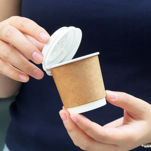 4oz Double Wall Kraft <strong>Paper</strong> Tasting <strong>Cups</strong> Disposable Mini <strong>Sampling</strong> <strong>Cups</strong> for Coffee Milk Tea Commercial Wholesale - Product Image 6