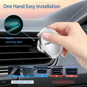 Hands-free Calling And Convenient Navigation Car Holder Magnetic Phone Mount For All Phones