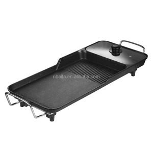Aifa multifonctionnel électrique Camping sans fumée <span class=keywords><strong>Raclette</strong></span> Contact plat intérieur coréen Hotpot cuisine intérieur viande sans fumée Bbq - Product Image 6