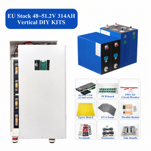 Kits de bricolage AWT Vertical 16s 51.2v avec JK-PB2A16S20P V19 intégré et disjoncteur 250A pour l'énergie solaire domestique - Product Image 1
