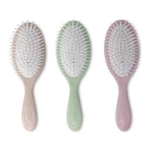 Özel Logo biyobozunur <span class=keywords><strong>arapsaçı</strong></span> <span class=keywords><strong>Teaser</strong></span> örgü dostu Haircare Styling yastık kürek taraklar naylon kıllar kıl kuaför - Product Image 1