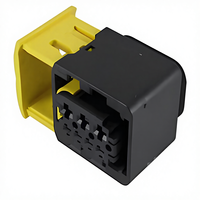 Connecteur pour véhicule à énergie nouvelle, fiche femelle à 7 broches, 1-1418480-1, contacts en cuivre, boîtier en nylon pour les connexions de câbles d'alimentation
