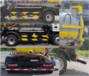 Camion de nettoyage et d'aspiration des eaux usées Euro 3, 5000 litres, 5 tonnes, 6x4, à vendre en usine à bas prix - Product Image 4