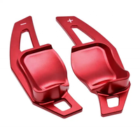 SYPES Aluminium-Schaltwippen für VW Golf 5 6 MK6 MK5 B6 B7 CC Polo Sharan Seat Leon Lenkrad-Schalthebel Verlängert