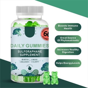 Complément Détoxifiant et Purifiant <span class=keywords><strong>pour</strong></span> <span class=keywords><strong>le</strong></span> <span class=keywords><strong>Foie</strong></span> à Base d'Extrait de Graines de Brocoli et de Sulforaphane (OEM) - Gommes Détox au Sulforaphane - Product Image 2