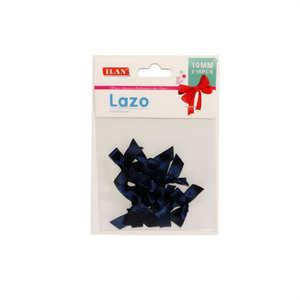 ILAN Lazo Fiocco in Nastro 10mm Blu Navy per Decorazioni Artigianali 10 Pezzi - Product Image 2